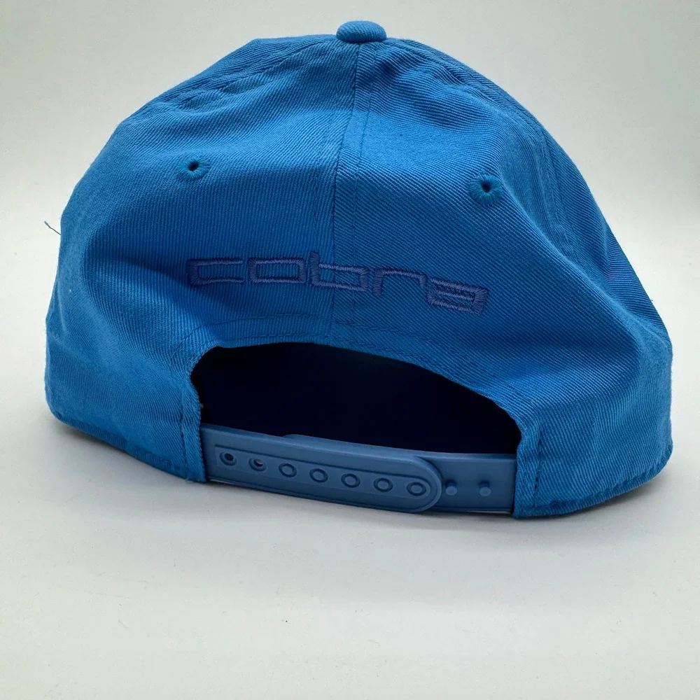 Cobra Golf Tour Exclusive Snapback Hat Blue Embroidered Logo Adjustable Cap